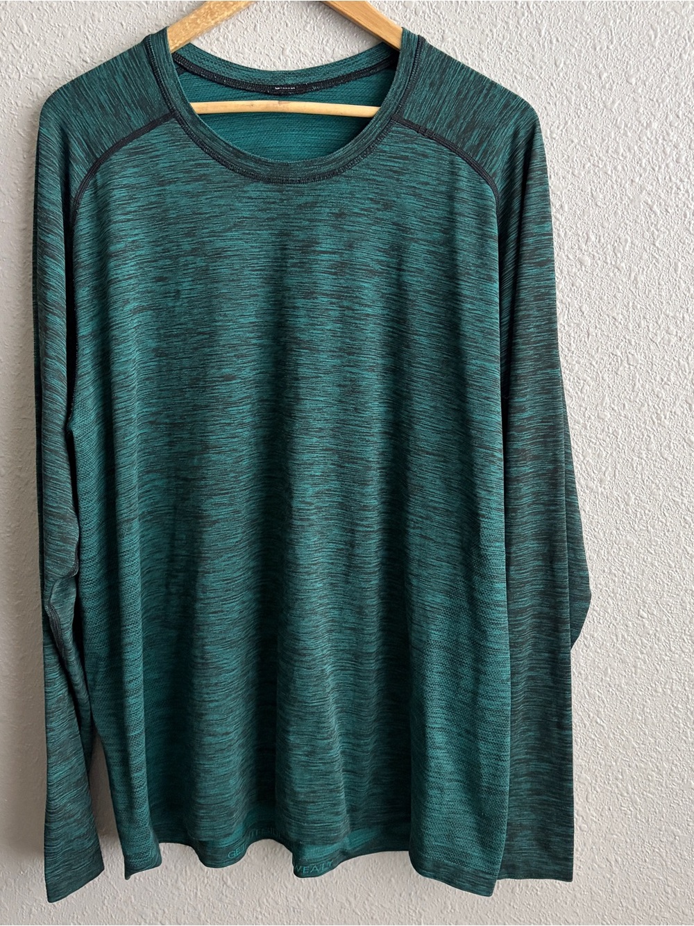 Lululemon‎ Metal Vent Tech Long Sleeve Shirt Spirit Green Black M3AKUS - Picture 2 of 8